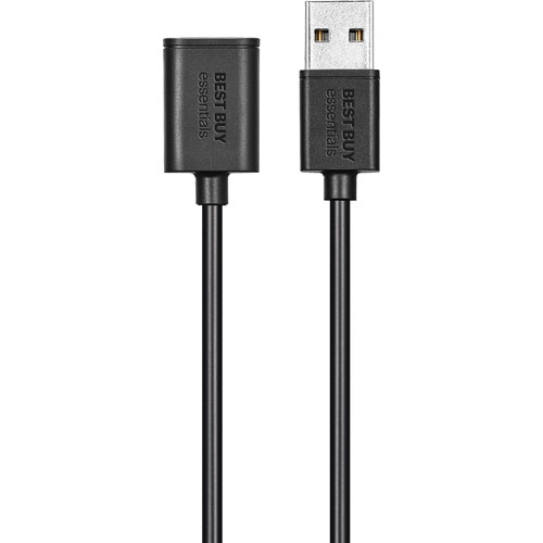 Best Buy Essentials 3.6m (12 ft.) USB-A 2.0 Extension Cable