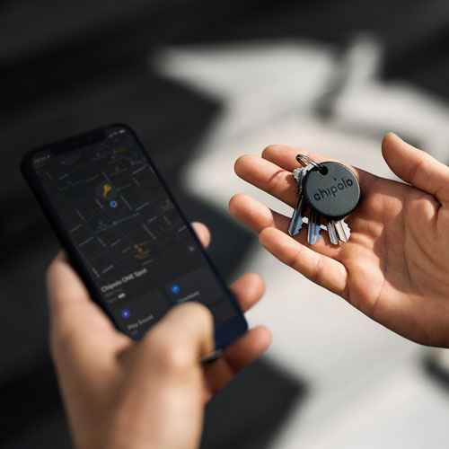 Chipolo ONE Spot Bluetooth Item Tracker with Apple Find My - Black - 1 Pack