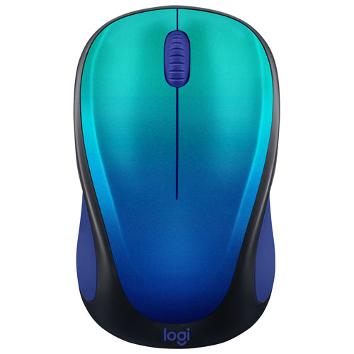 Logitech Design Collection Wireless Optical Mouse - Blue Aurora