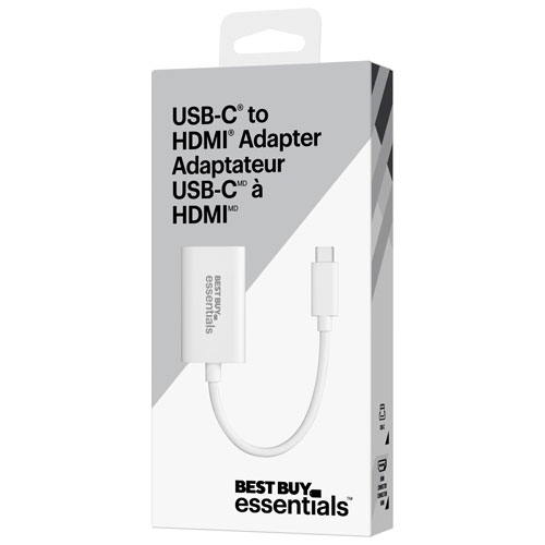 Best Buy Essentials USB-C to 4K UHD HDMI Adapter