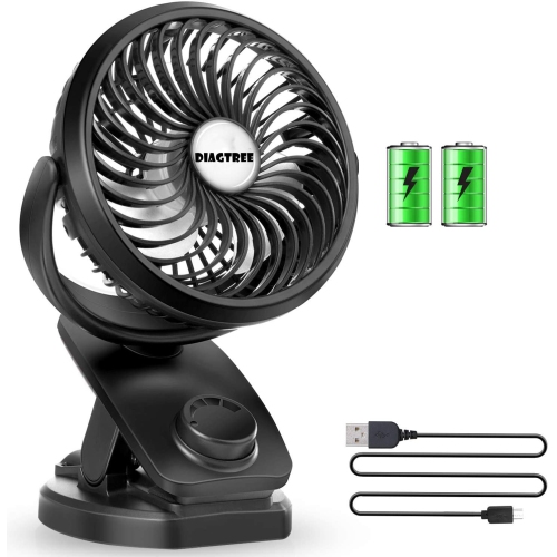 Clip A Piles Sur Ventilateur De Poussette Mini Ventilateur De Bureau Portable Avec Ventilateur A Piles Rechargeable 4400ma Pour Poussette De Bebe Activites De Plein Air Axgear Best Buy Canada