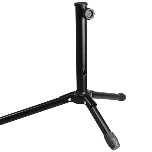 Support de guitare trépied pliable avec sangle de sécurité - Support pour guitare acoustique/électrique/classique, basse, noir