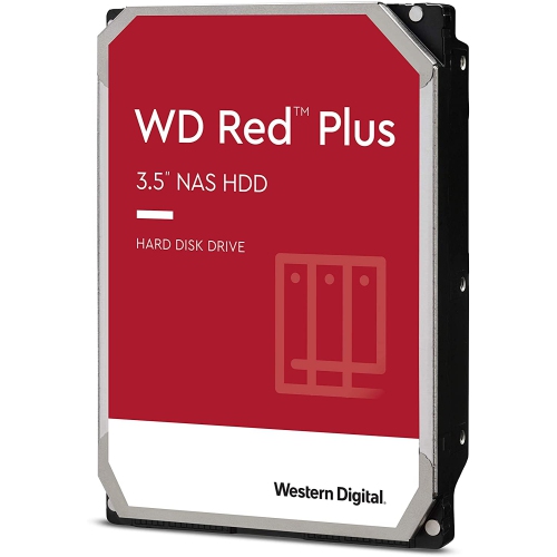 WD 10TB Red Plus NAS Internal Hard Drive - 7200 RPM Class, SATA 6 Gb/s, SMR, 256MB Cache, 3.5" - WD101EFBX
