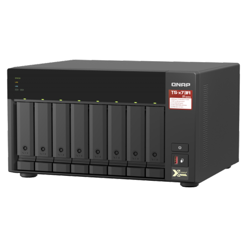 Qnap TS-873A-8G stockage en réseau Processeur AMD Ryzen ™ V1500B 4 cœurs / 8 threads 2,2 GHz, 8 Go de RAM