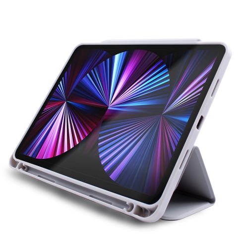 JCPal DuraPro Protective Case with Pencil Holder for iPad Pro 12.9", Light Grey