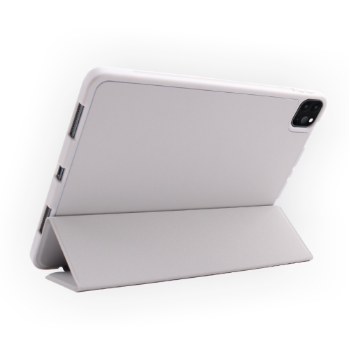 JCPal DuraPro Protective Case with Pencil Holder for iPad Pro 12.9", Light Grey