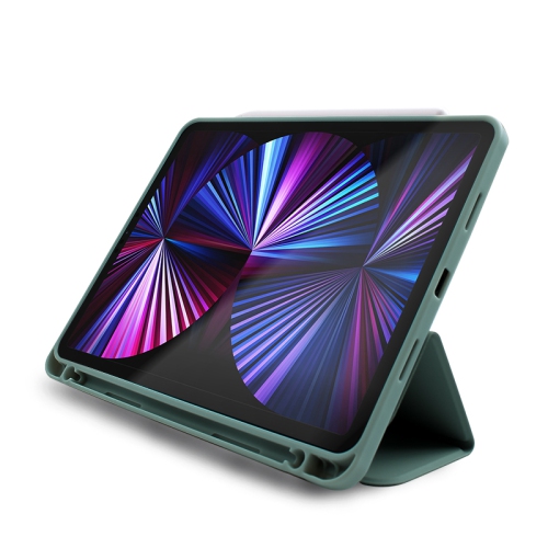 JCPal DuraPro Protective Case with Pencil Holder for iPad Pro 12.9", Midnight Green