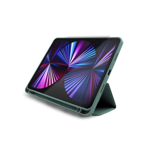 JCPal – Étui protecteur DURAPRO avec porte-crayon pour iPad Pro de 11 po, vert minuit