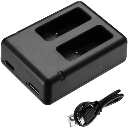 Chargeur de batterie double WINGOMART avec câble micro USB pour HERO9 Black GoPro Hero 9
