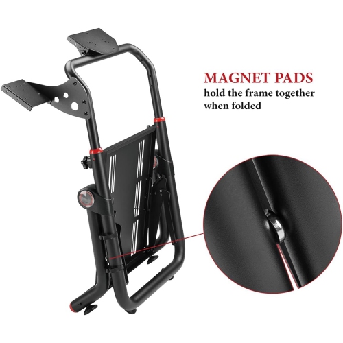 Boost Industries RC-GTSWS6 Foldable Height Adjustable Racing Wheel Stand