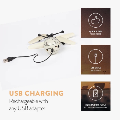 Star Wars The Mandalorian Baby Yoda "The Child" Groku Printed Motion Sensing UFO Ball Helicopter