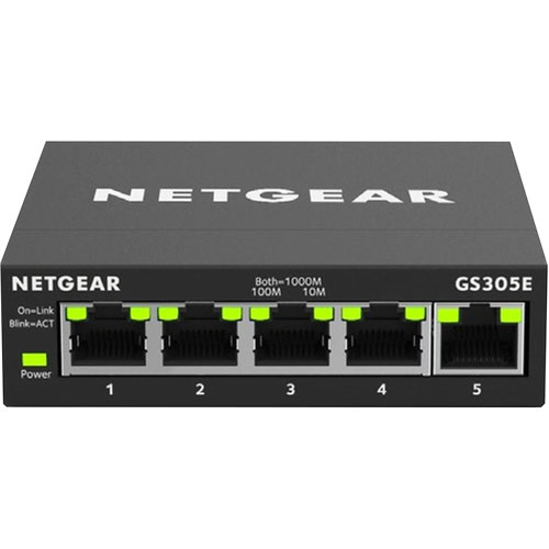 Commutateur Gigabit Ethernet Plus à 5 ports de NETGEAR