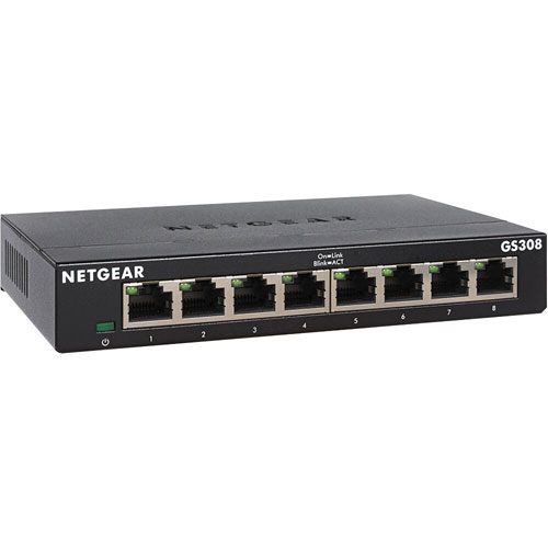 Commutateur non géré Gigabit Ethernet à 8 ports Business Essentials de NETGEAR