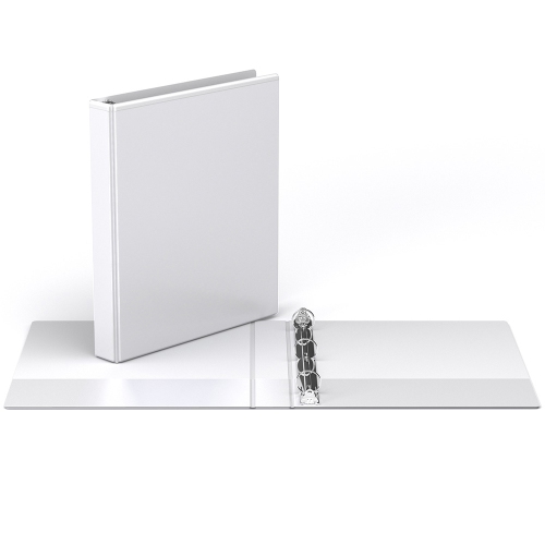 Super offre Easyview®, Reliure View à anneaux ronds 1 po, personnalisable, paquet de 6 - Blanc