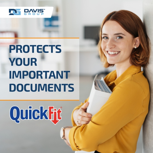 Reliure à anneaux View QuickFit®MD 1,5 po AD-blanc