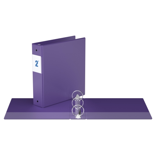 Davis Group – reliure à anneaux ronds économique, paquet de 6, 2 po, violet