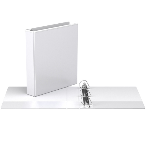 Davis Group Easyview® Premium D Ring Customizable View Binder, 6 Pack, 1.5" - White