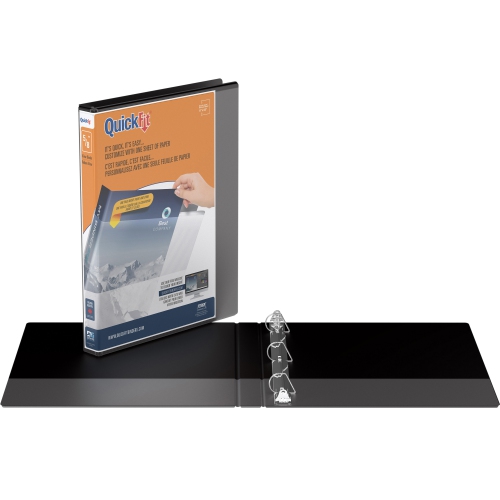 Reliure à anneaux View QuickFit®MD 5/8 po AR-noir