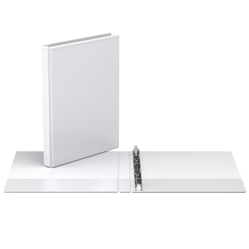 Super offre Easyview®, Reliure View à anneaux ronds 5/8 po, personnalisable, paquet de 6 - Blanc