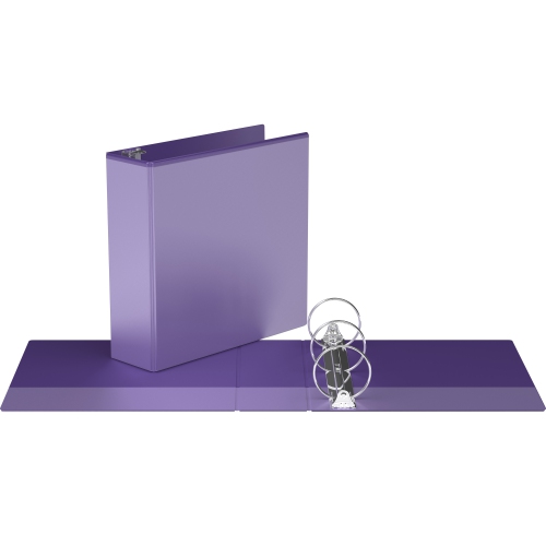 Davis Group Easyview® Premium Round Ring Customizable View Binder, 6 Pack, 3" - Purple