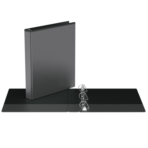 Super offre Easyview®, Reliure View à anneaux inclinés en D, 1 po, personnalisable, paquet de 6 - Noir