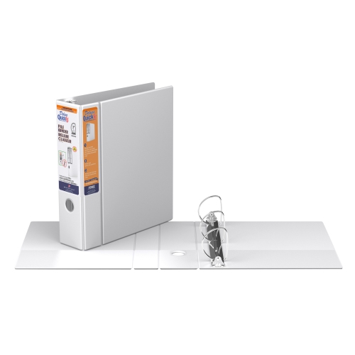 Davis Group Davis Group QuickFit® Heavy Duty File Binder Quickload D Ring, 6 Pack, 3" - White