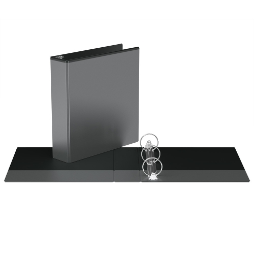 Davis Group Easyview® Premium Round Ring Customizable View Binder, 6 Pack, 2" - Black