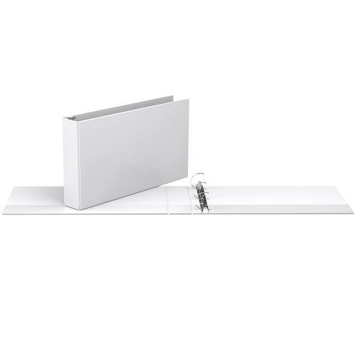 Davis Group Easyview® Premium, Angle D Ring, Customizable, 11 x 17 inch, Spreadsheet View Binder, 2 Pack