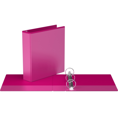 Super offre Easyview®, Reliure View à anneaux ronds 2 po, personnalisable, paquet de 6 - Rose