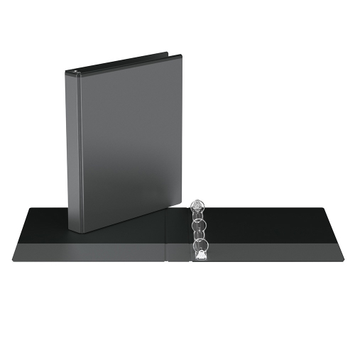 Davis Group – reliure à anneaux ronds personnalisables EasyView® Premium, paquet de 6, 1 po, noir