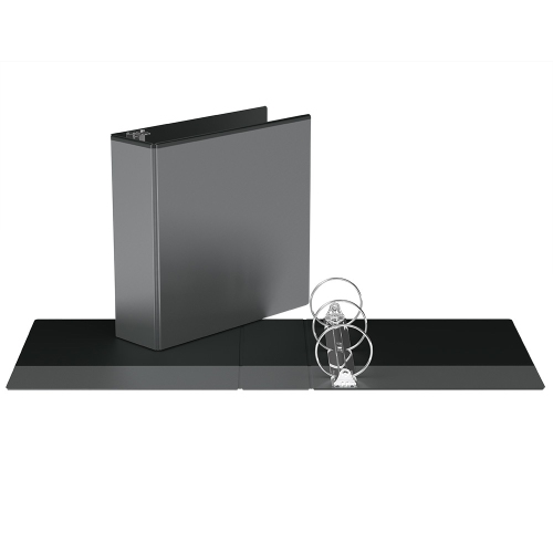Super offre Easyview®, Reliure View à anneaux ronds 3 po, personnalisable, paquet de 6 - Noir