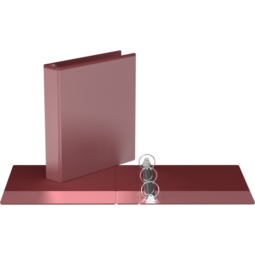 Davis Group Easyview® Premium Round Ring Customizable View Binder, 6 Pack, 1.5" - Burgundy