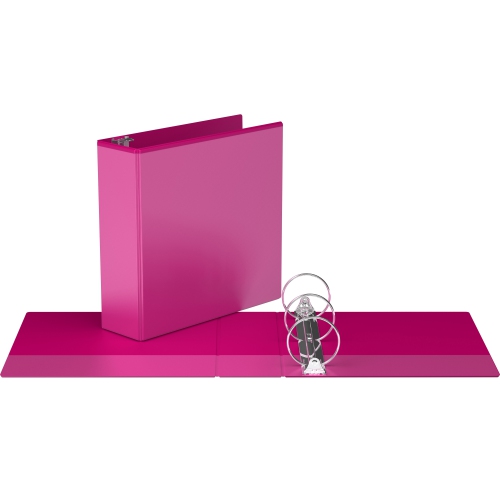 Davis Group Easyview® Premium Round Ring Customizable View Binder, 6 Pack, 3" - Pink 3"