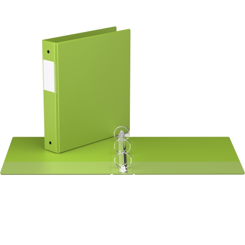 Davis Group Premium Economy Round Ring Binder, 6 Pack, 1.5" - Lime Green