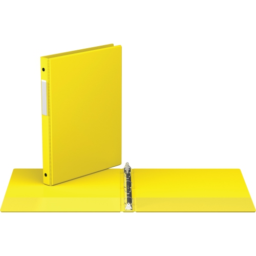 Davis Group Premium Economy Round Ring Binder, 6 Pack, 5/8" - Yellow