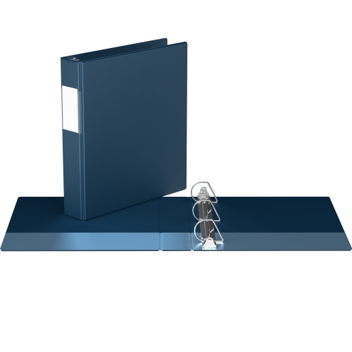 Davis Group Premium Economy D Ring Binder, 6 Pack, 1.5" - Navy Blue