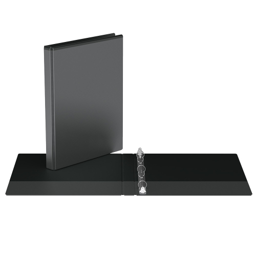 Davis Group Easyview® Premium Round Ring Customizable View Binder, 6 Pack, 5/8"- Black