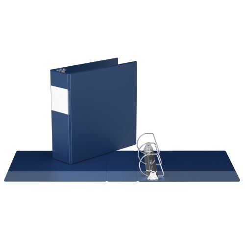 Super économie, Reliure à anneaux en “D” inclinés 3 po, paquet de 6 – Bleu Royal