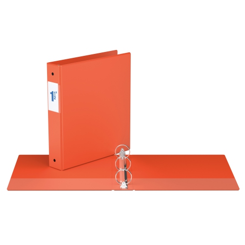 Davis Group Premium Economy Round Ring Binder, 6 Pack, 1.5" - Orange