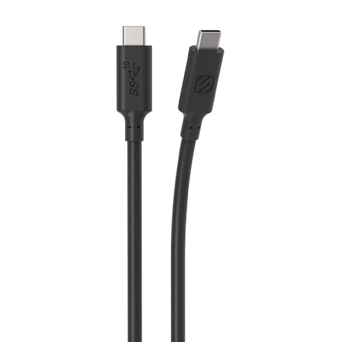 Câble de charge et de synchronisation usb-c vers usb-c 3.1 3ft 10gbps strikeline noir