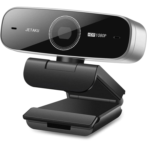 JETAKU  1080P Web Camera Full HD Autofocus 60Fps for Streaming Online Class, Video Calling And Recording