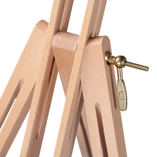 Chevalet de peinture en bois, trépied de plancher portatif pour peindre et afficher des oeuvres d’art, hauteur réglable de 51.2 à 74.8 po, peut