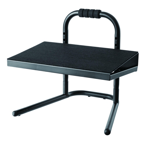 Heavy-Duty Height Adjustable Ergonomic Free-Standing Footrest Platform, 55lbs - PrimeCables