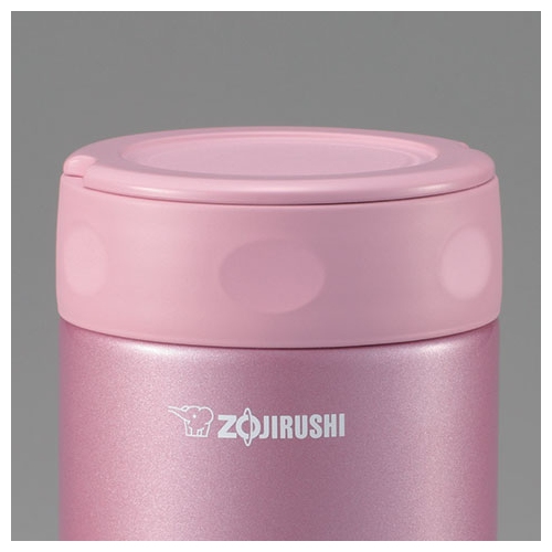 Stainless Steel Food Jar Pale Orange