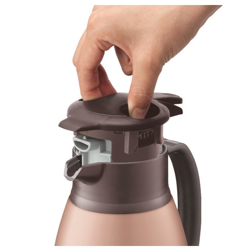 Carafe à aspirateur en acier inoxydable de 1 L de Zojirushi - cuivre mat SH-HC