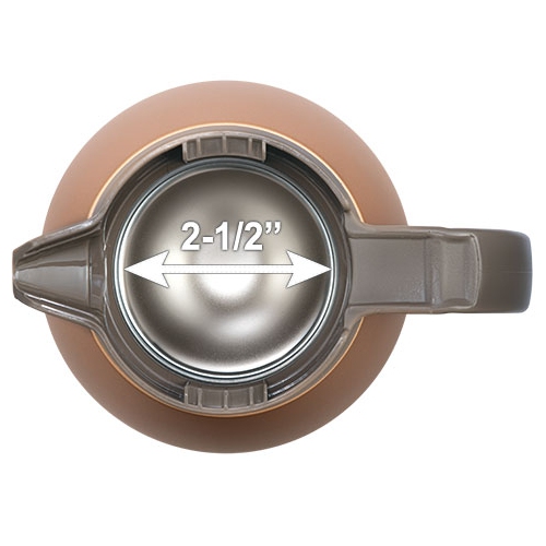 Carafe à aspirateur en acier inoxydable de 1 L de Zojirushi - cuivre mat SH-HC