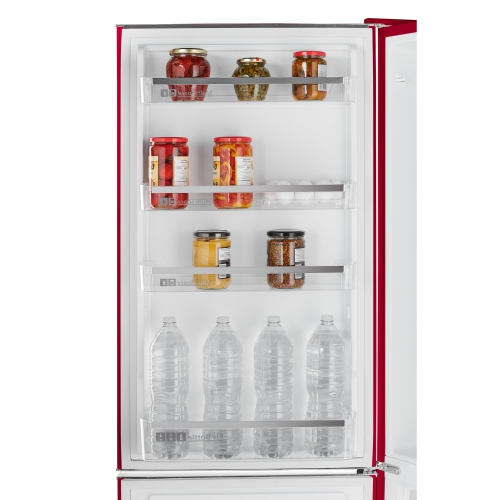 iio 11 Cu. Ft. Frost Free Energy Star Retro Refrigerator with Bottom Freezer