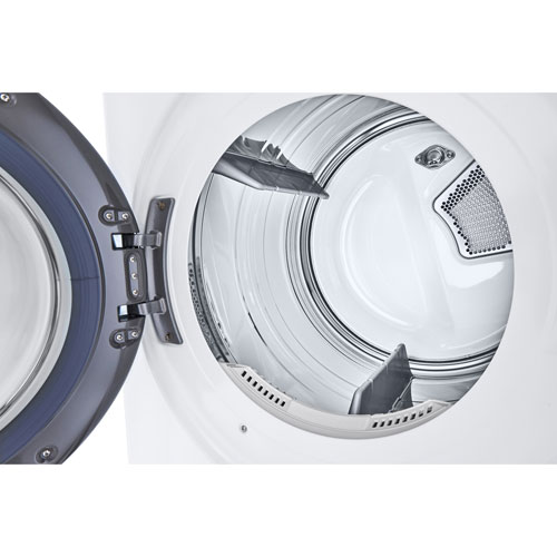 Duo laveuse électrique de 5,2 pi³ et sécheuse de 7,4 pi³ WashTower de LG (WKE100HWA) - Blanc