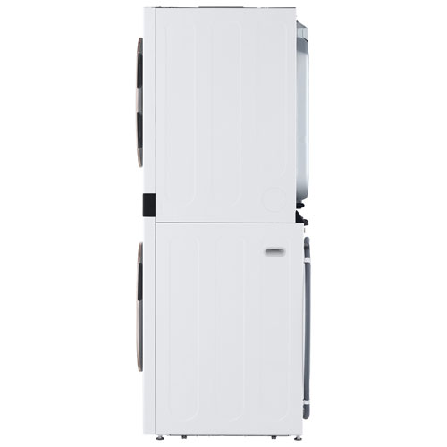 LG WashTower 5.2 Cu. Ft. Electric Washer & 7.4 Cu. Ft. Dryer Laundry Centre - White