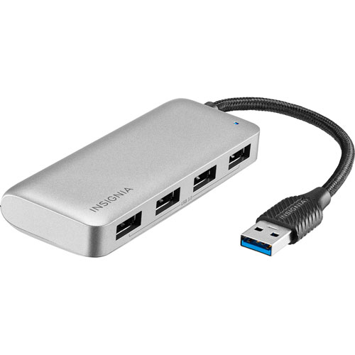 Insignia 4-Port USB 3.0 Travel Hub - Only at Best Buy